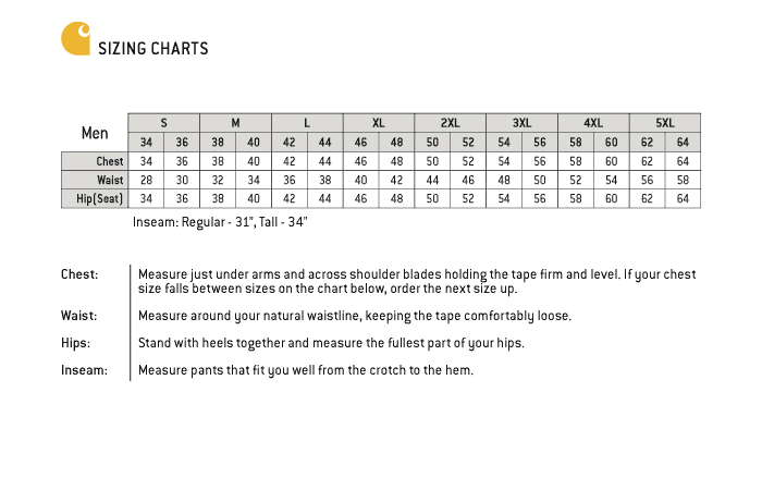 White Lab Coat Size Chart