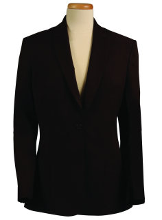 Superior Uniform Group 20612 Ladies Chocolate Select 1-Btn Jacket