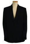  Superior Uniform Group 20615 Ladies Black Select 1-Btn Jacket