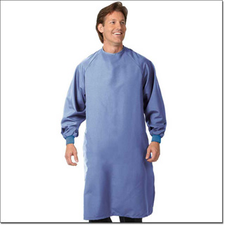 Superior Uniform Group 583 Unisex Ciel T Shield D Apron Gown Lab Coats Nova Uniforms
