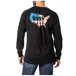 511 Tactical 42111YV 5.11 Tactical Men'S Land Of The Free Long Sleeve Tee