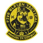 511 Tactical 81335 5.11 Tactical K9 Patch