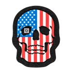 511 Tactical 81729C 5.11 Tactical Painted American Flag Skull Patch