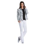  Barco 5408 2pkt Shirred Printed Zipjkt