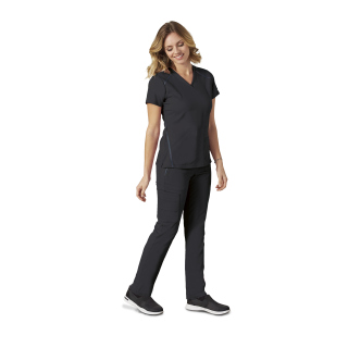  Barco 7188 3 Pocket Cross Over V-Neck