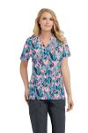  Barco GNT030 3pkt Printed Lapover V-Nk