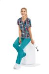  Barco SKT021 3pkt Printed V-Nk