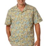  Blue Generation BG3102 Adult Tucan Print Camp Shirt