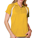  Blue Generation BG6223 Ladies Wicking Raglan Sleeve Polo