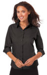  Blue Generation BG6260 Ladies 3/4 Sleeve Poplin Shirt