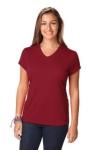  Blue Generation BG6302 Ladies Value Wicking V-Neck Tee