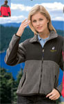  Blue Generation BG6950 Ladies Colorblock Micro Fleece Jacket