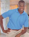  Blue Generation BG7206 Adult Superblend S/S Pocketed Polo