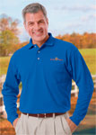  Blue Generation BG7208 Adult Superblend L/S Pocketed Polo