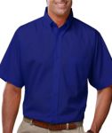 Blue Generation BG7210S Mens S/S Value Poplin Shirt