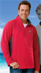  Blue Generation BG7222 Mens Wicking L/S Zip Pullover