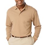  Blue Generation BG7502 Mens Soft Touch L/S Polo