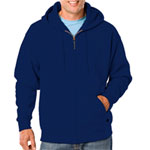  Blue Generation BG9302Z Adult Zip Front Hoodie