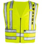  Blauer 342P Zip-Front Breakaway Safety Vest w/ Police Logo