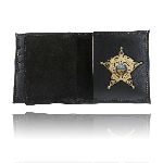  Boston Leather 175 Book Style Wallet w/ Credit Card Slots