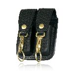  Boston Leather 5608 5601 Double Mag Pouch w/ Double Key Holder