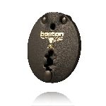 Boston Leather 5841 Round Clip-On Badge Holder