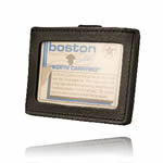 Boston Leather 5983 Clip-On Horizontal Id Holder