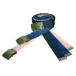 Cotton Web Belt, 52" Cut To Fit w/ Buckle