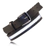 Boston Leather 6580R 1 1/4" Off Duty Belt, w/ Reflective Ribbon