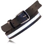 Boston Leather 6582R 1 1/2" Off Duty Belt, w/Reflective Ribbon