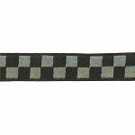  Boston Leather 8158-5 1 1/2" Black & Grey, Subdued, Nylon Collar