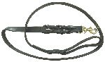  Boston Leather 8405-1 Braided Lead 60" (Black Leather)