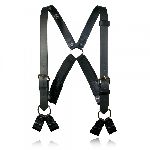 Boston Leather 9174 Fireman"S Suspenders (8-Point Loop To Fit Morning Pride Turnout Gear)