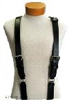 Boston Leather 9179XL "H" Back Suspenders (Snaps Onto Itself - Loop)(3" Longer)