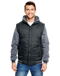 Alpha Broder B8701 Adult Fleece Sleeved Puffer Vest