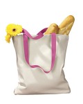  Alpha Broder BE010 12 Oz. Canvas Tote With Contrasting Handles