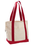  Alpha Broder EC8035 12 Oz. Organic Cotton Canvas Boat Tote Bag