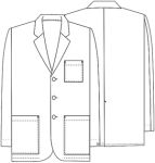 Cherokee Uniforms 1389A 31" Men's Consultation Lab Coat