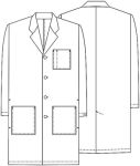  Cherokee Uniforms 1446A 40" Unisex Lab Coat