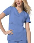 Cherokee Uniforms 21701 Empire Waist Mock Wrap Top