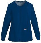 Cherokee Uniforms 2306 Zip Front Knit Panel Warm-Up Jacket