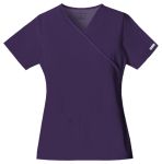 Cherokee Uniforms 2824 Mock Wrap Knit Panel Top