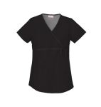 Cherokee Uniforms 2892 Maternity Mock Wrap Knit Panel Top