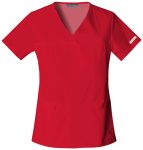 Cherokee Uniforms 2968 V-Neck Knit Panel Top