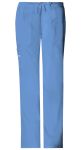 Cherokee Uniforms 4044 Mid Rise Drawstring Cargo Pant