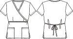 Cherokee Uniforms 4815C Mock Wrap Tunic