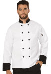 Cherokee Uniforms DC46 Unisex Classic 10 Button Chef Coat