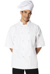 Cherokee Uniforms DC49 Unisex Classic 10 Button Chef Coat S/S