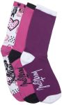 Cherokee Uniforms LOVEISMAGIC 1-3pr pack of Crew Socks