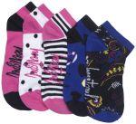 Cherokee Uniforms POPCULTURE 1-5pr Pk of No Show Socks